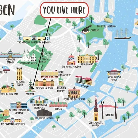 Luxury Penthouse - Cph's Finest - Shopping Street - High-end Copenhagen